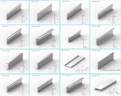 Extrusion Aluminum 6063 Side Panel Profile Aluminum Profile Aluminum Alloy Aluminum Plate CNC Technical Factory Customizable