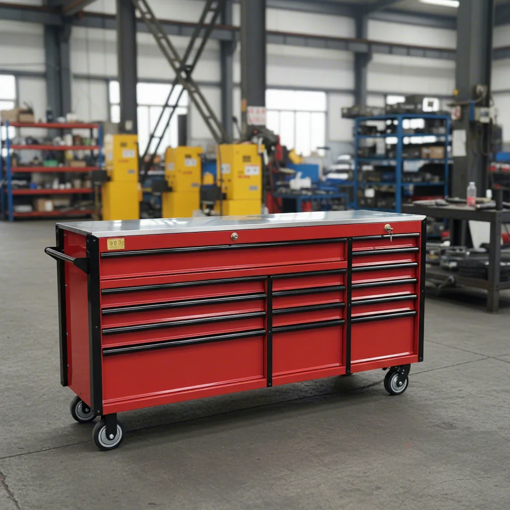 

CE Luxury Tool Cabinet Cart OEM Available SPCC Material Powder Coating Lockable Anti Corrosion Heavy Duty Tool TrolleyATV&UTV