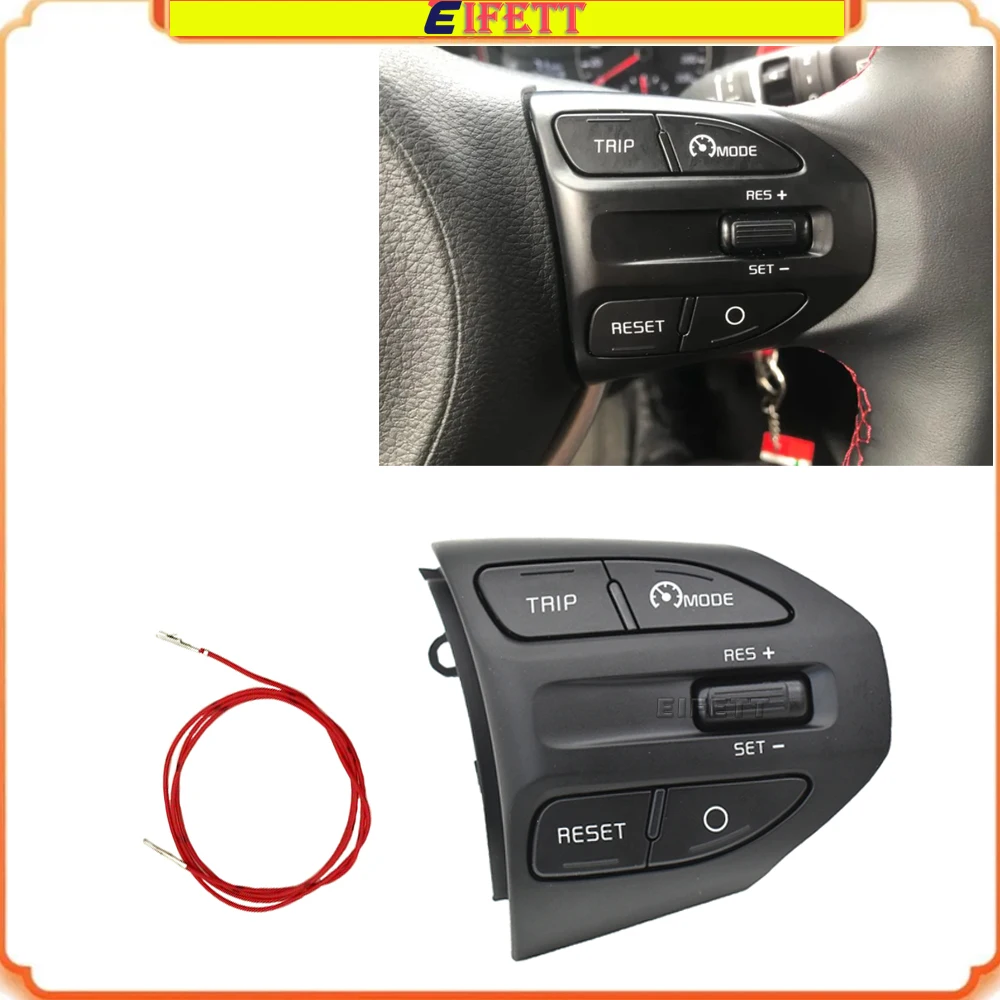 

96720-H8020 для KIA K2 RIO 2017 2018 2019 2020 2021 RIO X LINE автомобильные многофункциональные кнопки круиз-контроля на руле