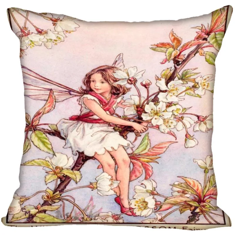 The Secret Garden Trees Pillow Cover Bedroom Home Office Decorative Pillowcase Square Zipper Pillow Cases Satin Soft 0214