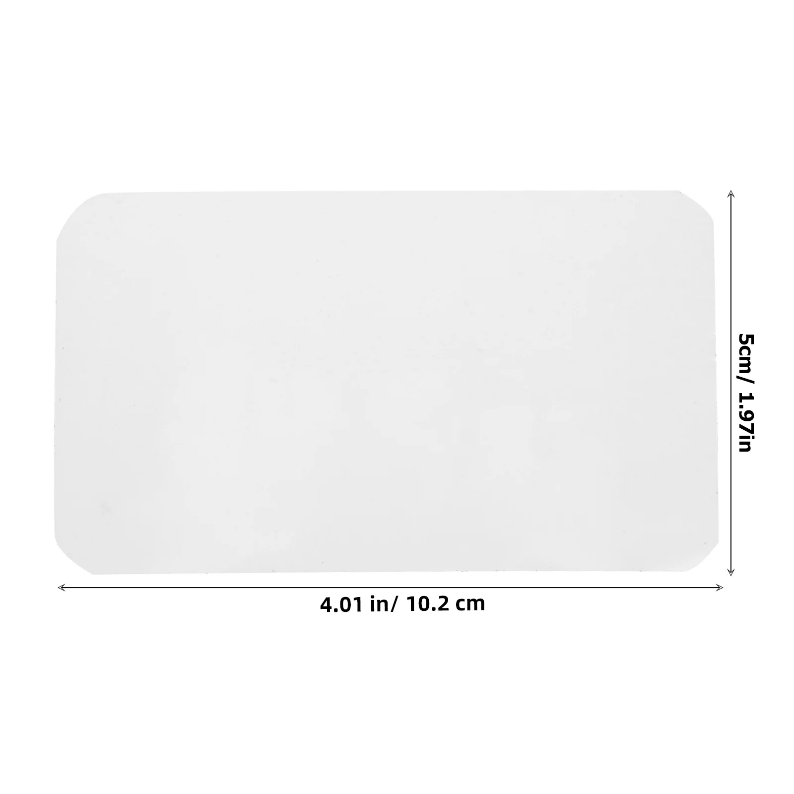 

50pcs Heat Transfer Stickers Sublimation Blank Adhesive Decals 50x102mm Diy Craft Supplies Versatile Creative Gifts