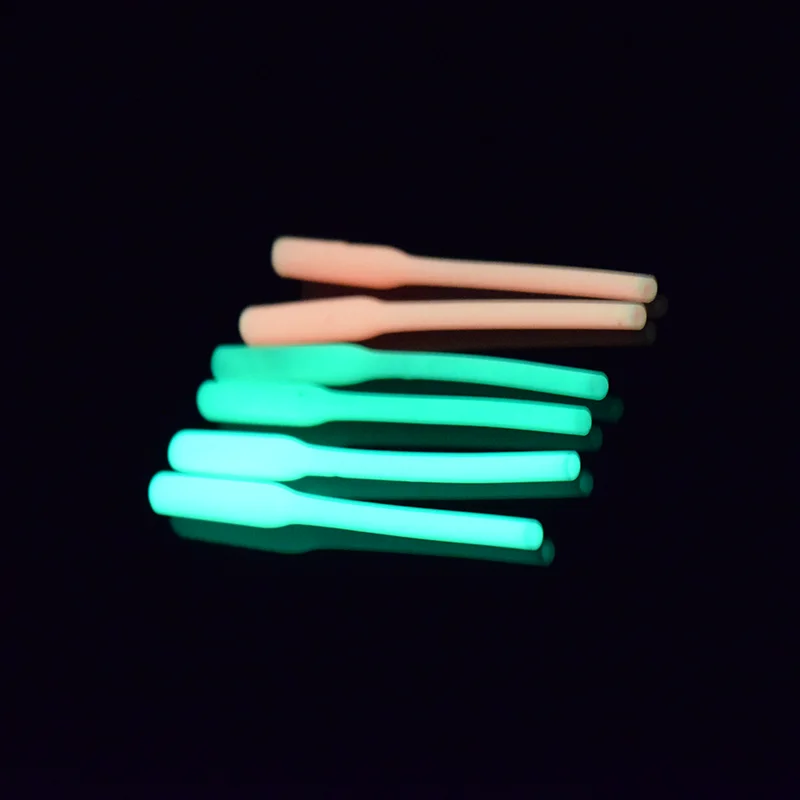 10 Stück Anti-Biss-Angelschnur, leuchtende Röhren für Meeresangeln, Leuchtstoffröhre, Angelzubehör, fluoreszierend – Detail 9
