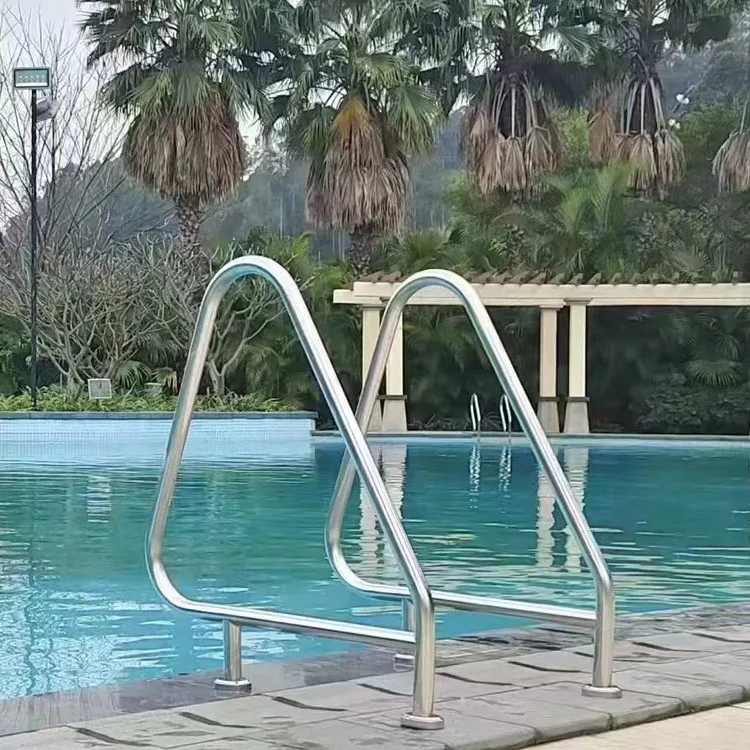 

High Quality 304 Stainless Steel Swimming Pool Safety Handrail and Ladder Pool Tools & Accessories