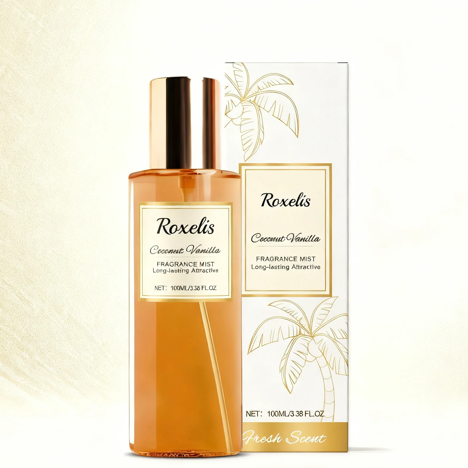 جوز الهند الفانيليا أو دو تواليت طازجة أنيقة رومانسية الجسم رائحة طبيعية الاستخدام اليومي صغيرة محمولة #1