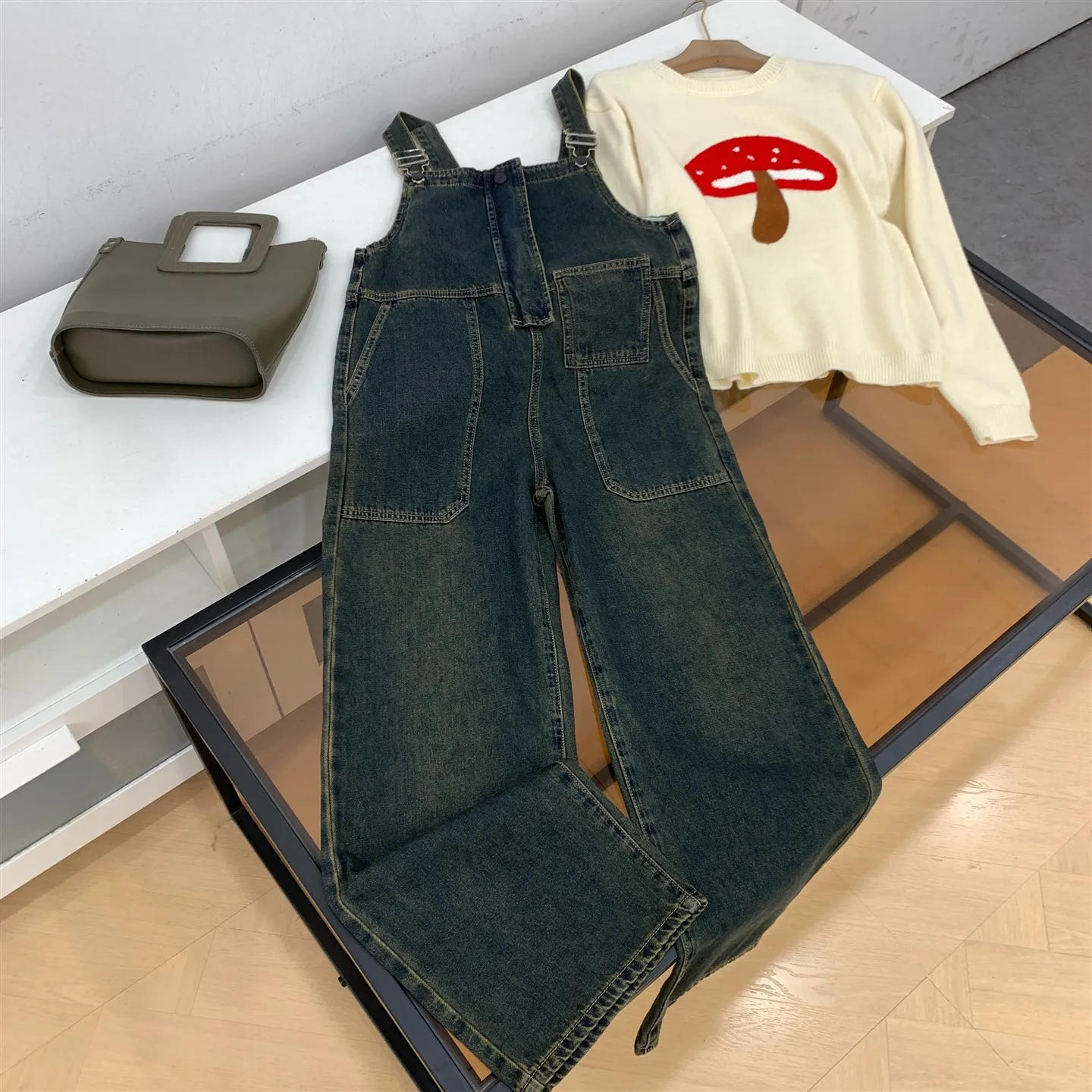 

Модный однотонный джинсовый комбинезон, женские комбинезоны с высокой талией и пуговицами, повседневные, весенне-летние, женские, без растягивания