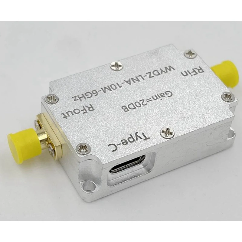 3X 10M-6Ghz Low Noise Amplifier Gain 40DB High Flatness LNA RF Signal Driving Receiver Front End For Radio FM Radio,40DB