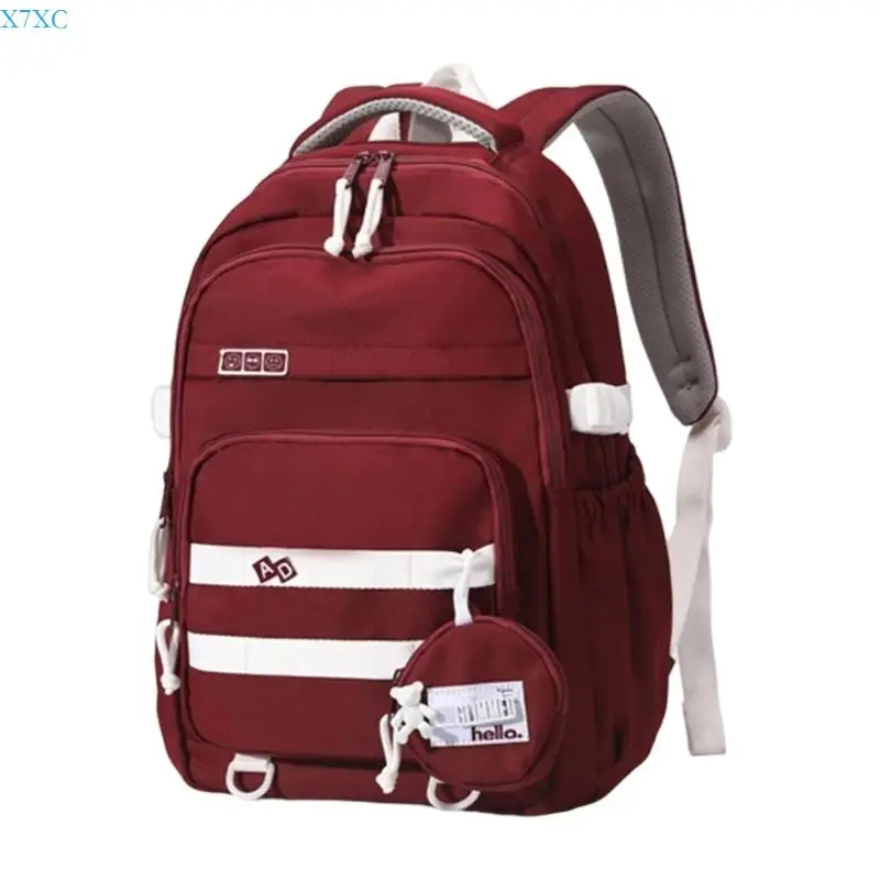X7XC Student School Backpack Lovely Travel Backpack Borsa per laptop capacità Daypack casual Daypack Elegante borsa