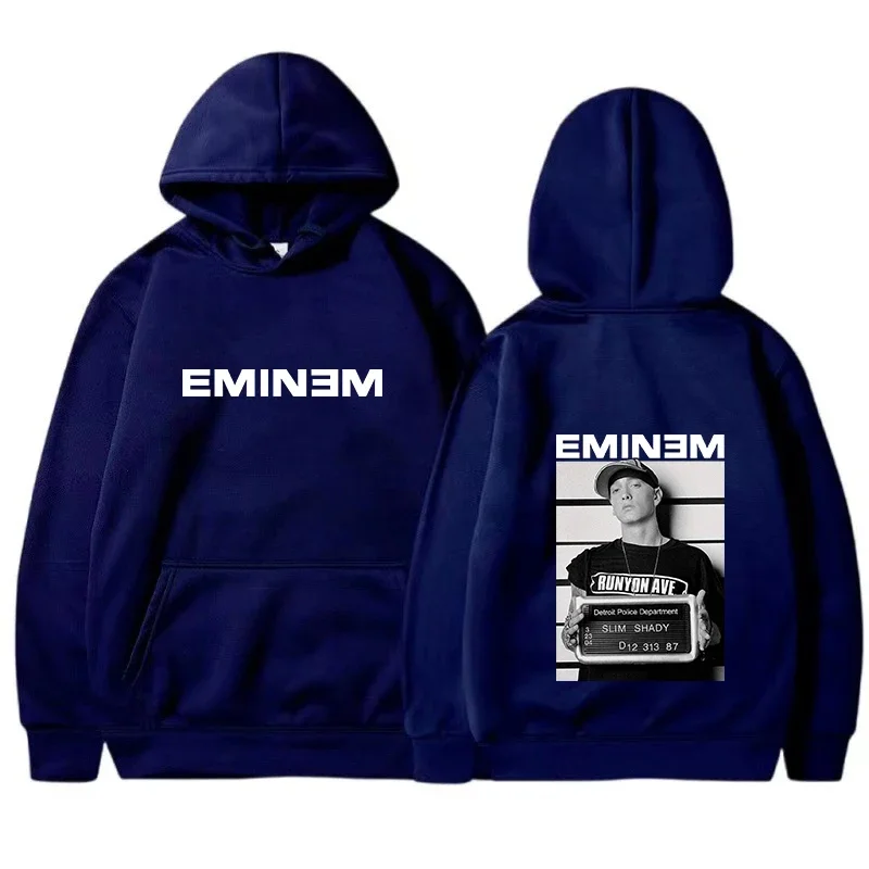 2025 Hot Sale Men's Hoody Rapper Eminem Graphic Print Hoodie Men Vintage Casual Sweatshirt Unisex Hip Hop Fashion Pullovers