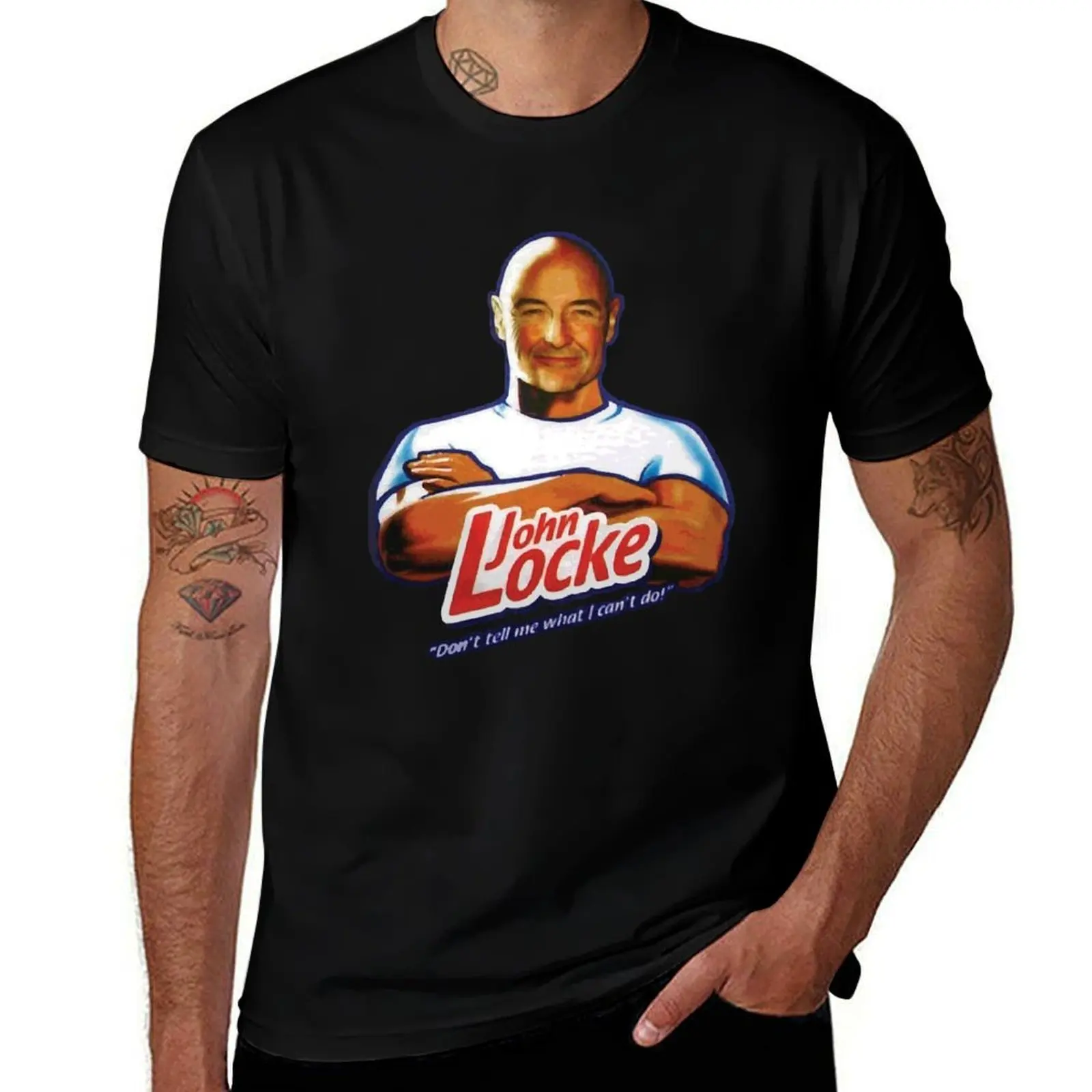 

John Locke Lost Don't tell me what I can't do Essential T-Shirt cotton t shirt pack T-Shirt