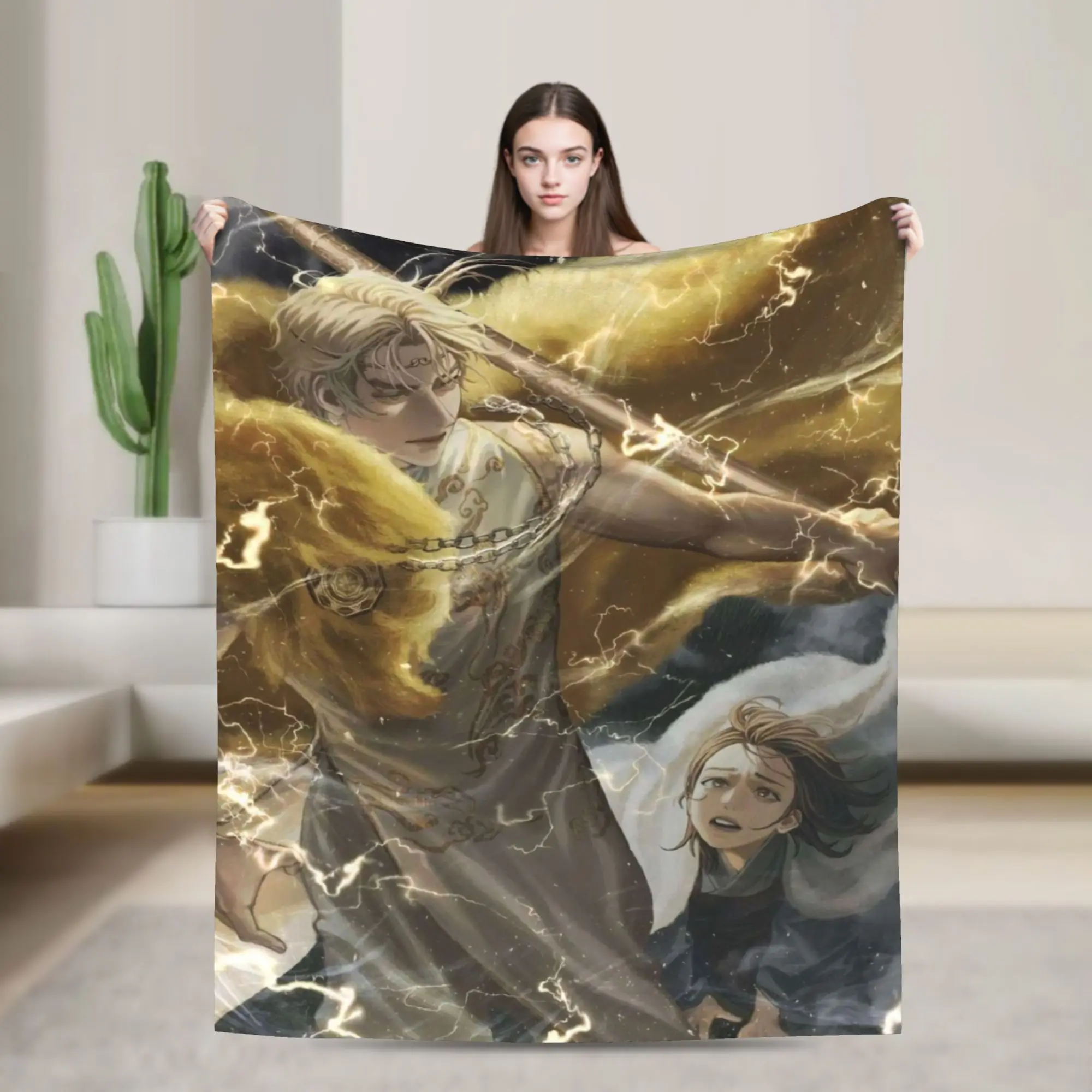 Novel Omniscient Reader Viewpoint  Blankets Flannel  Cozy Soft Throw Blanket for Bedroom Bedding Throws