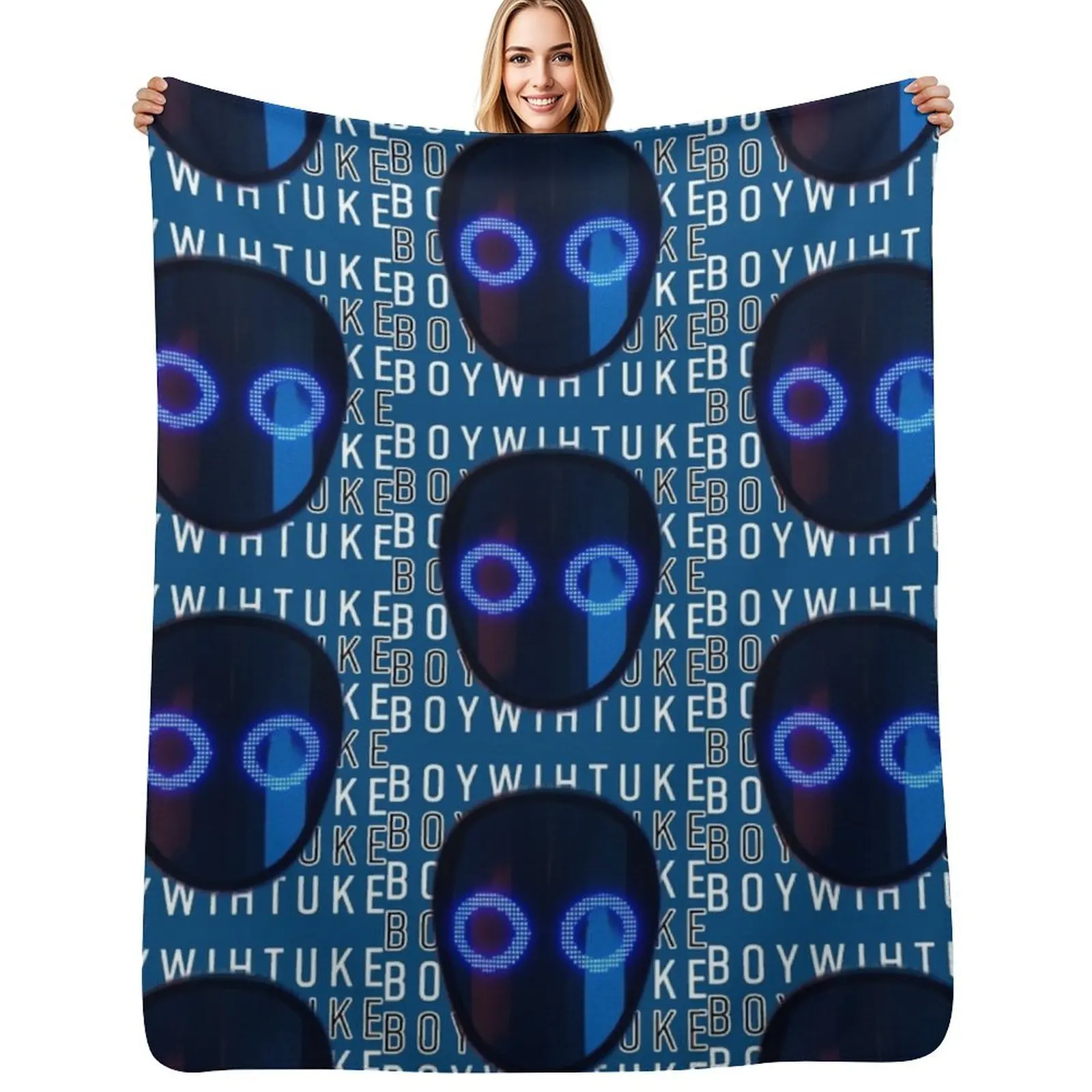 

Boywithuke Face, Boywithuke Music Throw Blanket Warm Comfortable Blanket Gift for Parents Friends