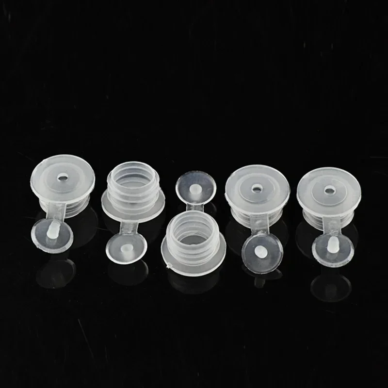 18R Essential Oil Bottle Plug  for Leak-Proof Inner Stopper Drop Stopper Silicone Cap PlasticConcave T-Type Flat Stopper