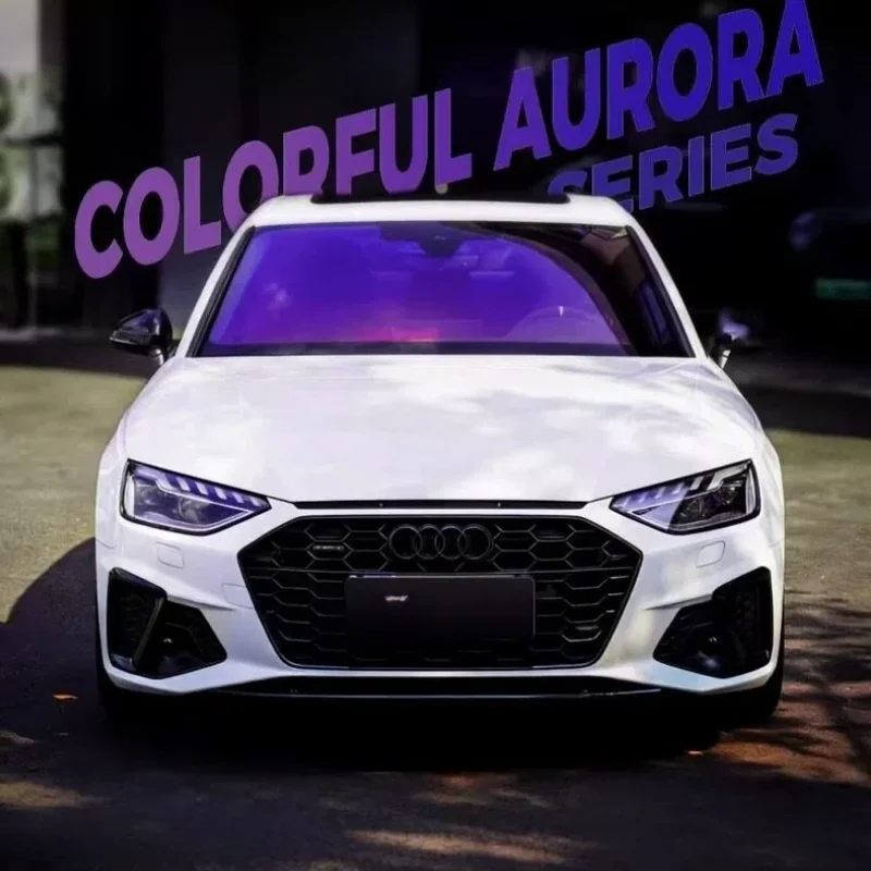 قسط LLumar الملونة تينت الحرباء الملكي الأرجواني نانو السيراميك PET نافذة السيارة فيلم 60% VLT 99% IRR UV كتلة لا إشارة لا تتلاشى