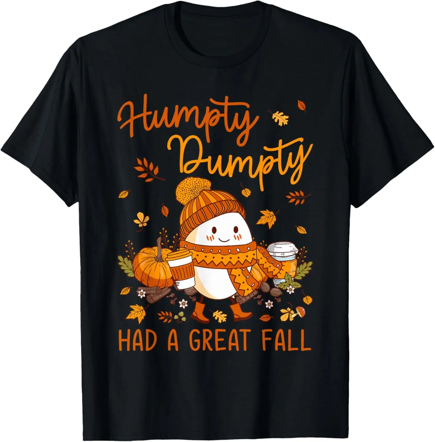 Humpty Funny Dumpty Had A Great Fall Happy Fall Y''tuda camiseta de otoño