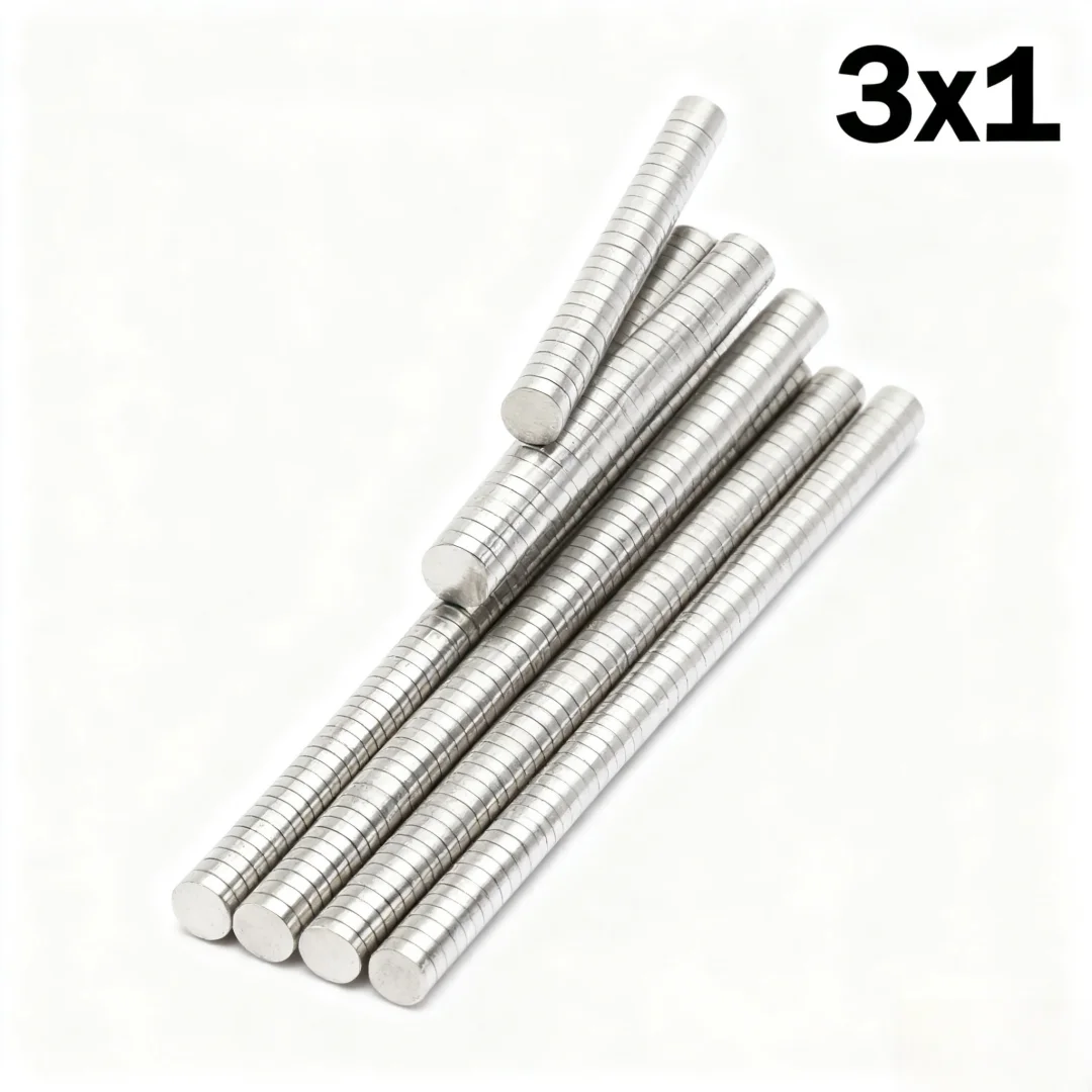 3x1mm Super Strong Magnet N35 Round Magnetic NdFeB Neodymium Magnet Powerful Disc imanes Refrigerator Magnets