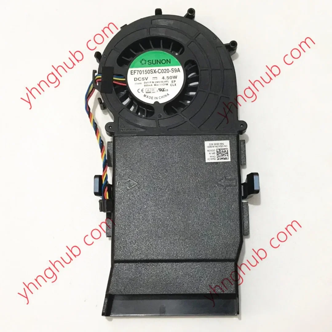 Optiplex 7040M EF70150SX-C020-S9A 5V 4.5W 4-wire Server Cooling Fan