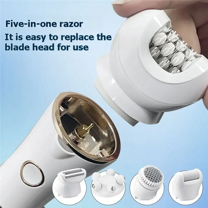 Women' S Body Electric Hair Trimmer 5-In-1 Shaving Device Private Area Shaver File Home Hair Removal Tool SALES