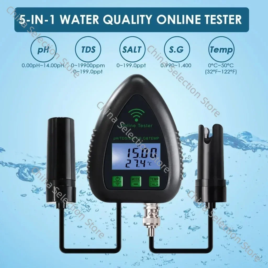 Online Monitor WIFI 5-in-1 PH Meter Hydroponic Plant Tester Mobile Phone Remote Monitor