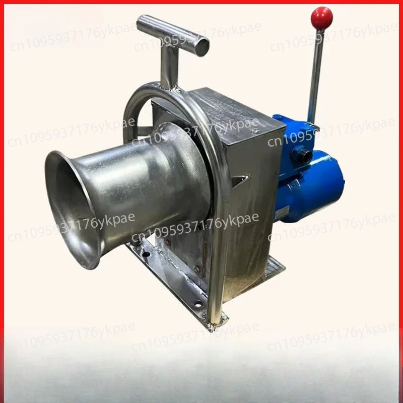 Hydraulic Anchor Crane Horizontal 304 Net Rope Collection Stainless Steel Kelp Machine Rope Collection 1 Ton 2 Tons