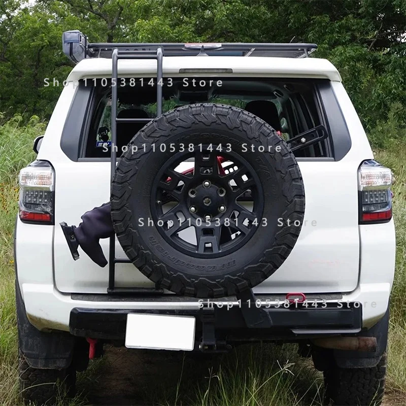 bar spare tire rack Car spare tire rack with license plate frame Square mouth mounted spare tire rack Trailer