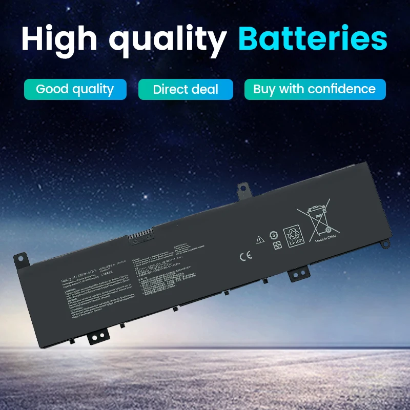 Somi C31N1636 Laptop Battery for ASUS VivoBook N580VN N580VD NX580V X580V X580VN NX580VD7300 X580VD-9B NX580VD7700 47WH Bateria