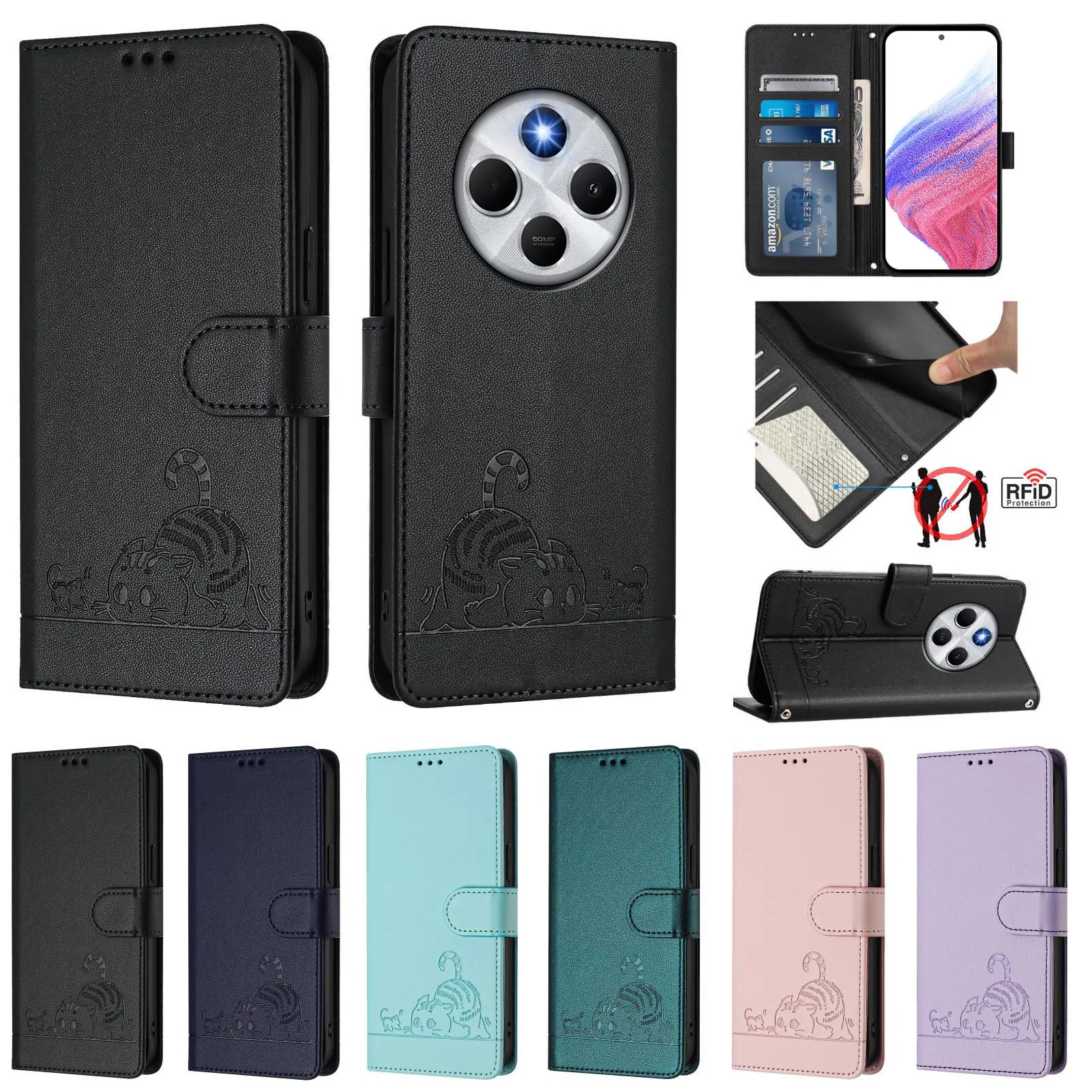 Phone Cases Eu - Luxury Wallet Flip Magnetic Leather Phone