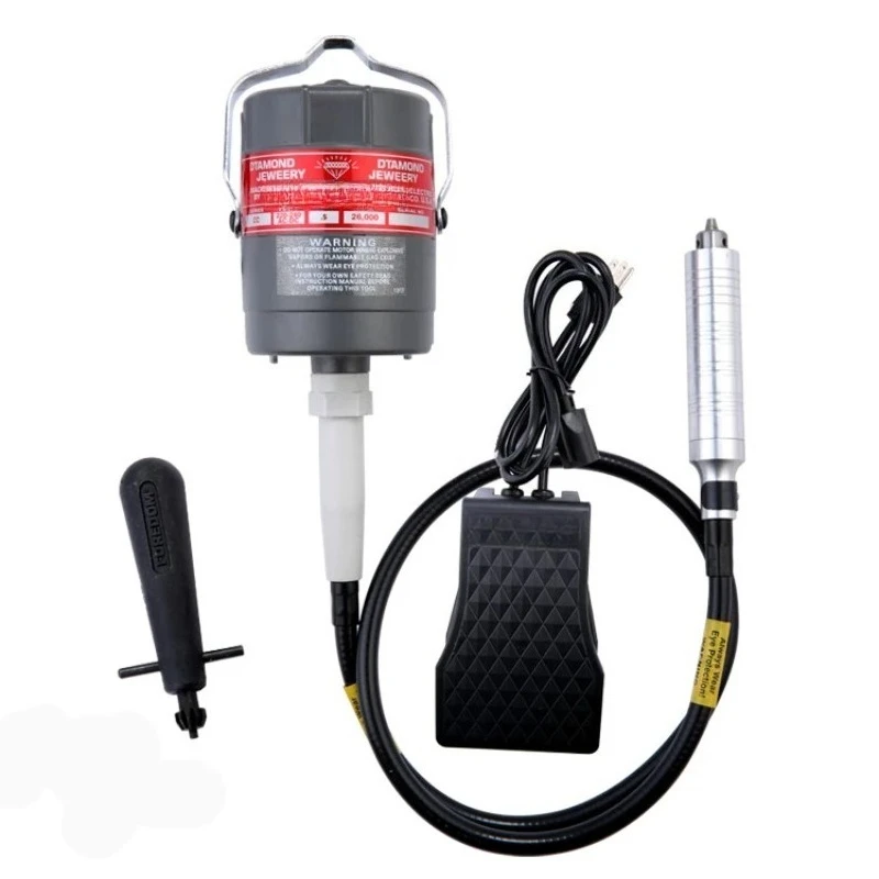Flex Shaft Rotary Polishing Motor High Precision Jewelry Engraving Grinding Tool Equipment For DIY Craft Workshop