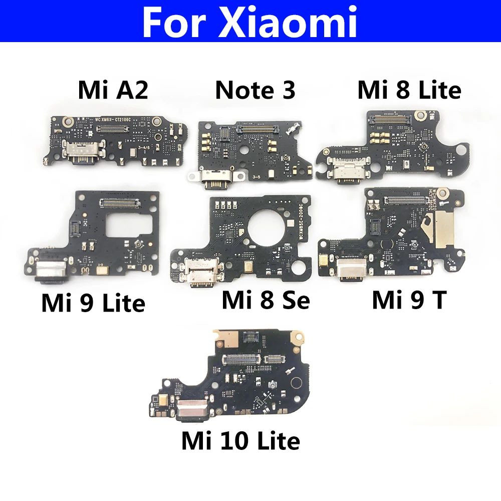 For Xiaomi Mi 11 USB Power Charging Connector Charing Port Dock Flex Cable For Xiaomi Mi 10T 10 9 8 Se A1 A2 Lite A3