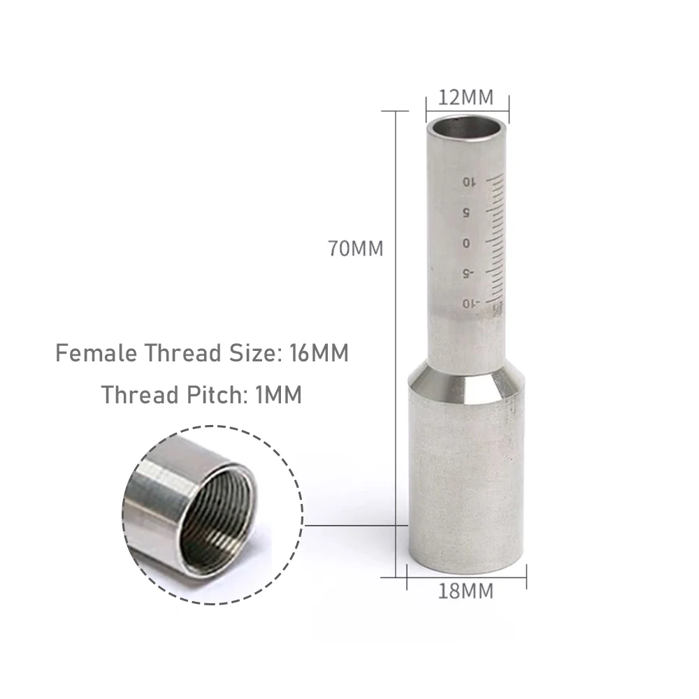 Stainless Steel Laser Welding Gun Head Accessories Laser Welding Scale Tube Laser Welding Torch Nozzle Connecting Pipe