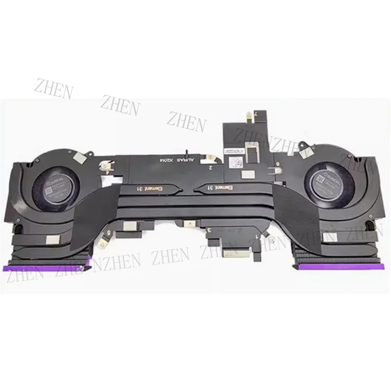 S For DELL G16 AMD 7630 7635 Laptop CPU GPU Cooling Fan with Heatsink 04MP4T 4MP4T
