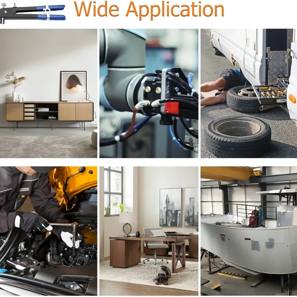 Ручной пистолет для заклепочных гаек, многофункциональный инструмент для заклепочных гаек, подходит для гаек M3 M4 M5 M6 M8, бытовые плоскогубцы для заклепочных гаек своими руками