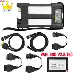 vocom 2 ii 88890400 Heavy Duty Truck excavator Diagnostic OBD 2 scanner Cable VOCOM2 Interface with SSD Diagnose Diagnostic Tool