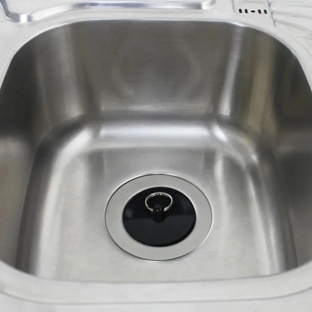 For Kitchen Sink Drain Head 70mm Stainless Steel and PP Material for Mop Basin Washing Tub with G1 1/2 Thread Design