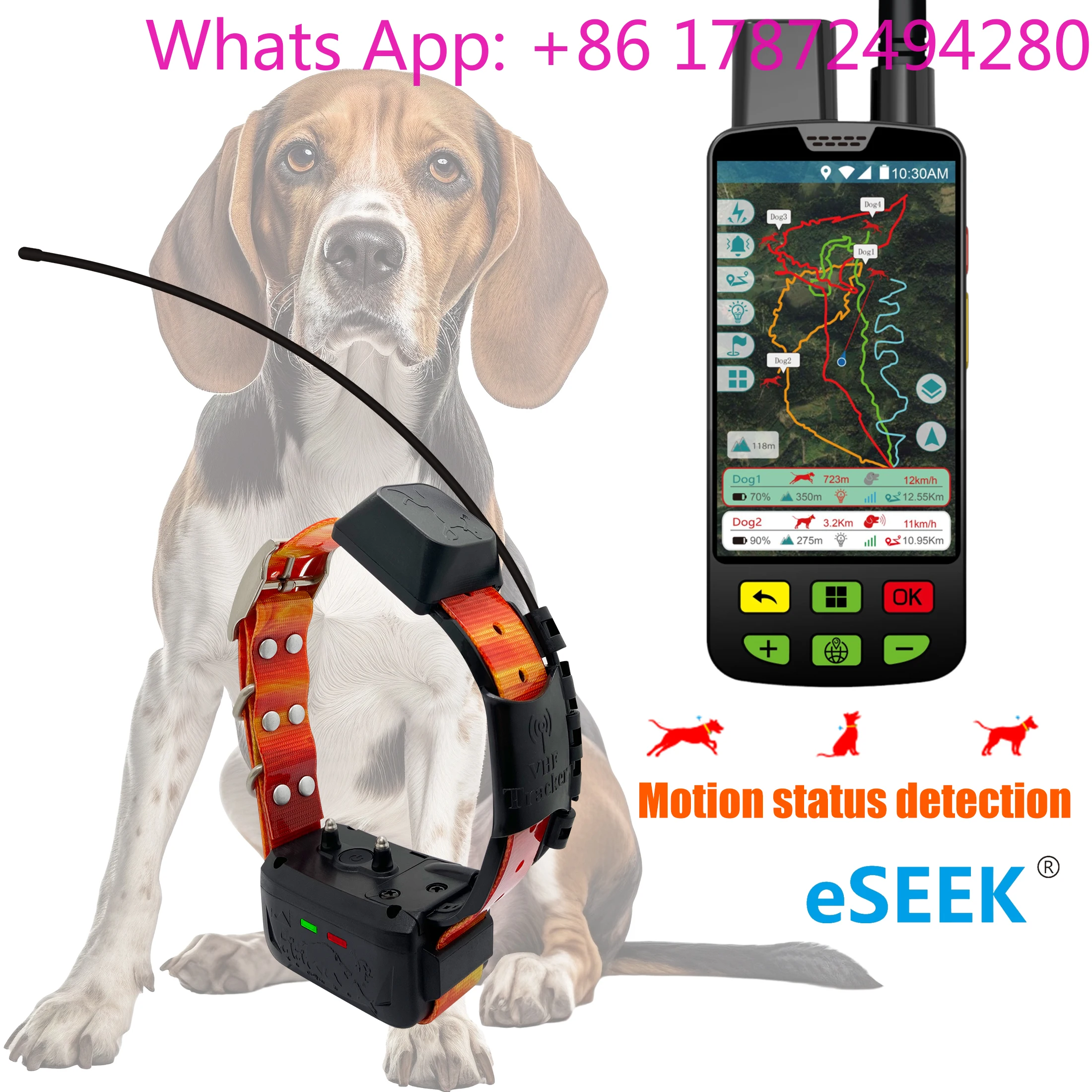 Hot Sale GPS Hound Tracker Collar