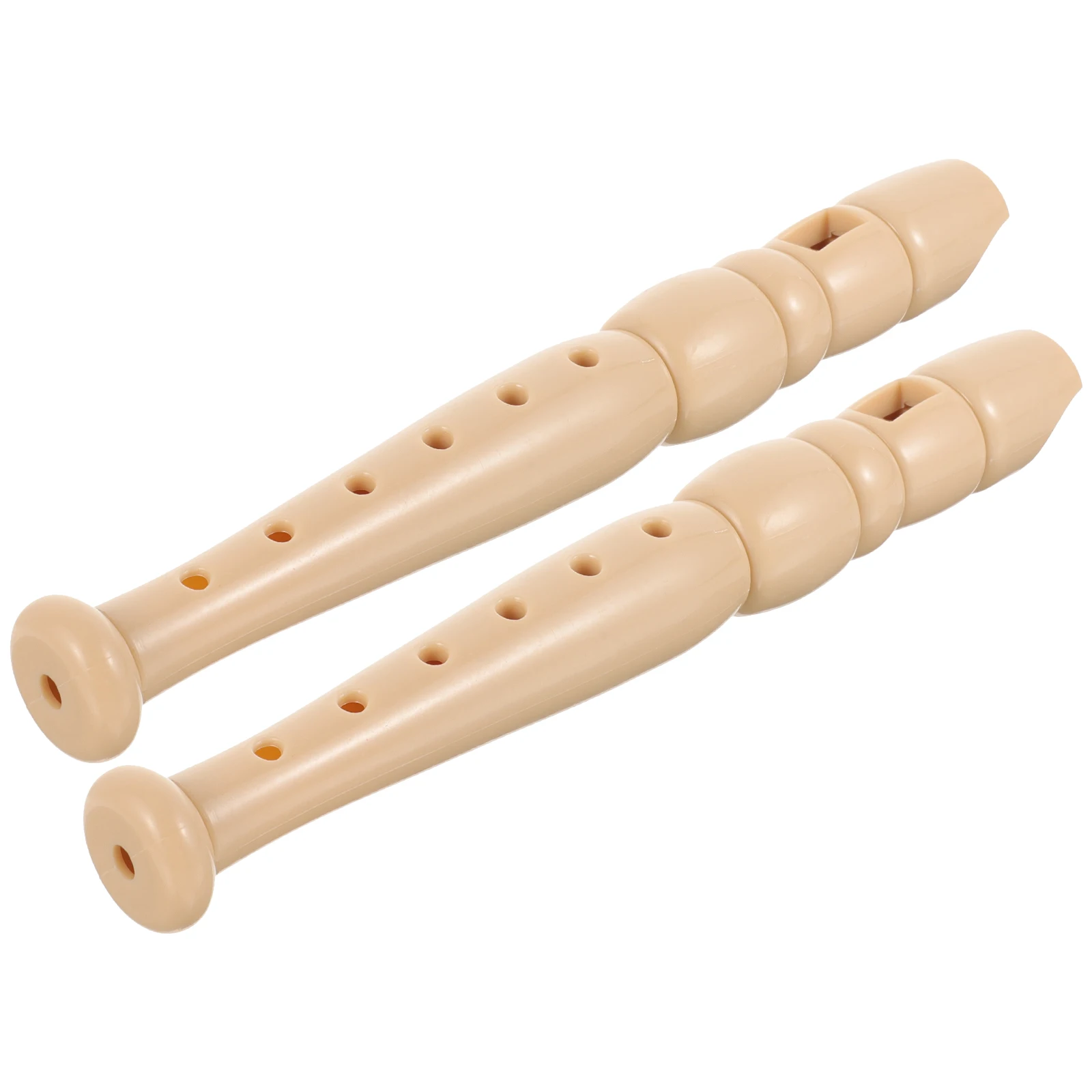 

2 Pcs Plastic Flute Clarinet Kids Musical Instruments Major Children Wind for Pupils