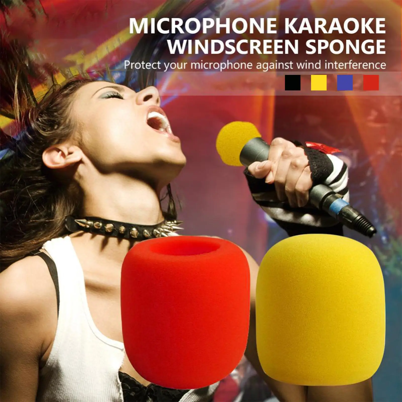 غطاء الرياح لغطاء ميكروفون Shure غطاء ميكروفون إسفنجي احترافي للاستوديو غطاء ميكروفون شواء واقي