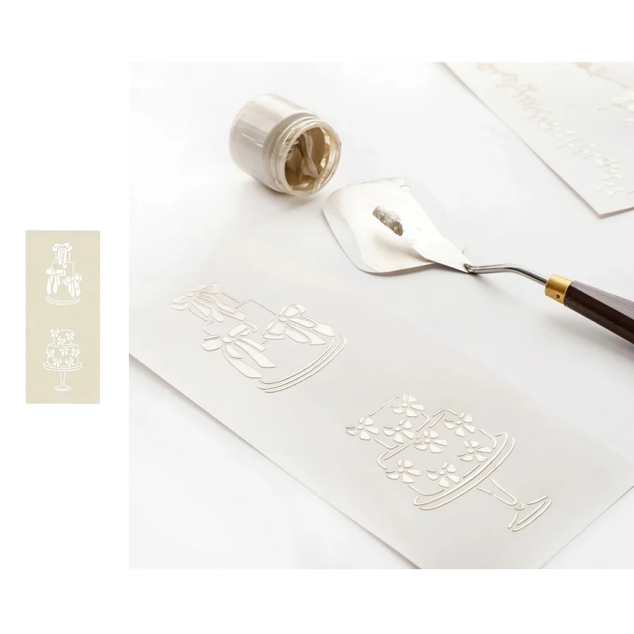 Vielseitige Hochzeits-Schablonen: Romantische Blumen-, Herz-, Ring-, Umschlag-, Schlüssel- und Fächer-Muster-Stanzformen für Kartenherstellung, Scrapbooking und DIY-Basteln