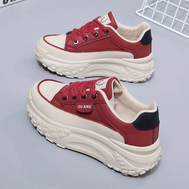 New Retro Women Shoes Spring Platform Shoes Casual Sneakers Versatile Fashion Designer Shoes High Quality Women Sneakers