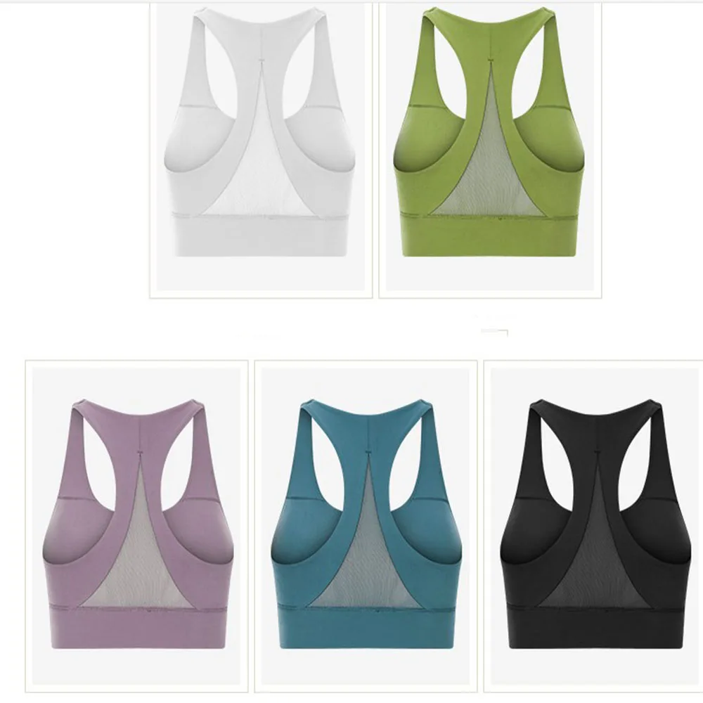 AOUTDOOR9 Women Bra Sports Top Underwear Brassiere Female Lingerie Crop Good Vest Sportswear Jogging Gym Breathable Multicolor B