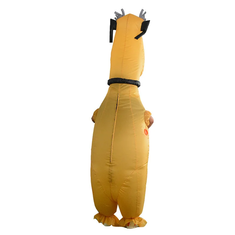 Adult Unisex Dog Inflatable Chub Suit Festival Party Mascot Performance Costume Halloween Carnival Cosplay Costume Jumpsuit