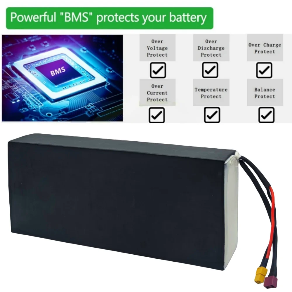 100% New 13S8P 48V 28000mAh Lithium Ion Battery Pack for Kugoo M5/M5Pro/MaxSpeed Folding Electric Scooter Battery Built in BMS
