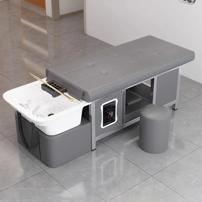 

Luxury Comfortable Stretcher Spa Hair Japanese Single Sleeping Water Bed Wash Professional Salon Mobilier Coiffure Makeup Room