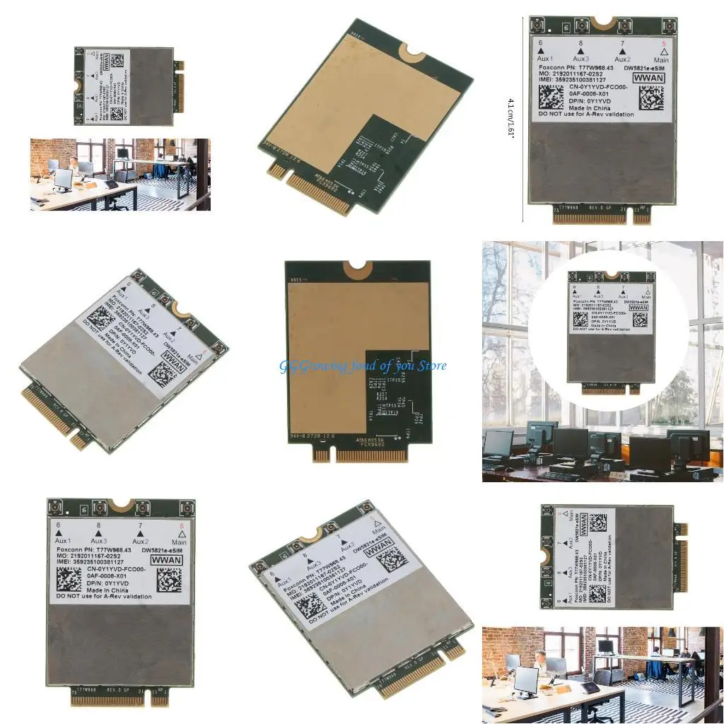 

H9EB T77W968 For Dell Lattitude 5420 5424 DW5821e LTE Cat16 4G WWAN Card Module