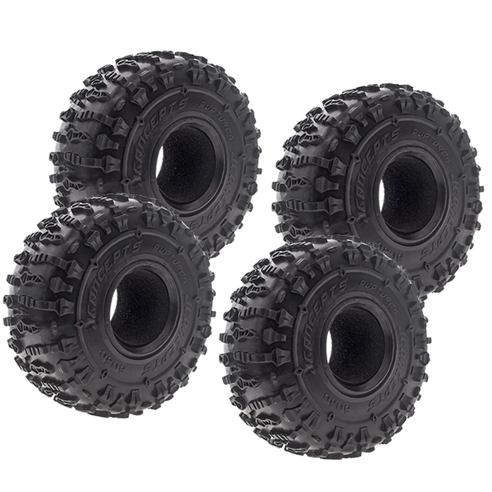 149*60MM Rubber Tires 2.2-inch Climbing vehicle universal Tires for JC 1:10 RC Rock Crawler Traxxas TRX4 TRX-6 Axial SCX10 90046