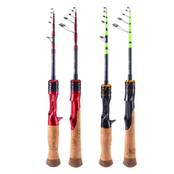WEIHE 1.5m 1.68m Shuiyan portable carbon fishing rod telescopic fishing rods for small lure use spinning casting rod pesca