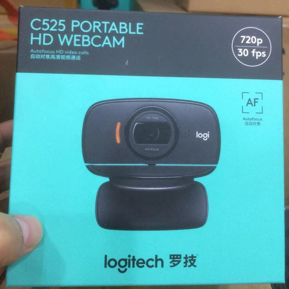 Original  HD Webcam C525, Portable  720p Video Calling with Autofocus 1280x720