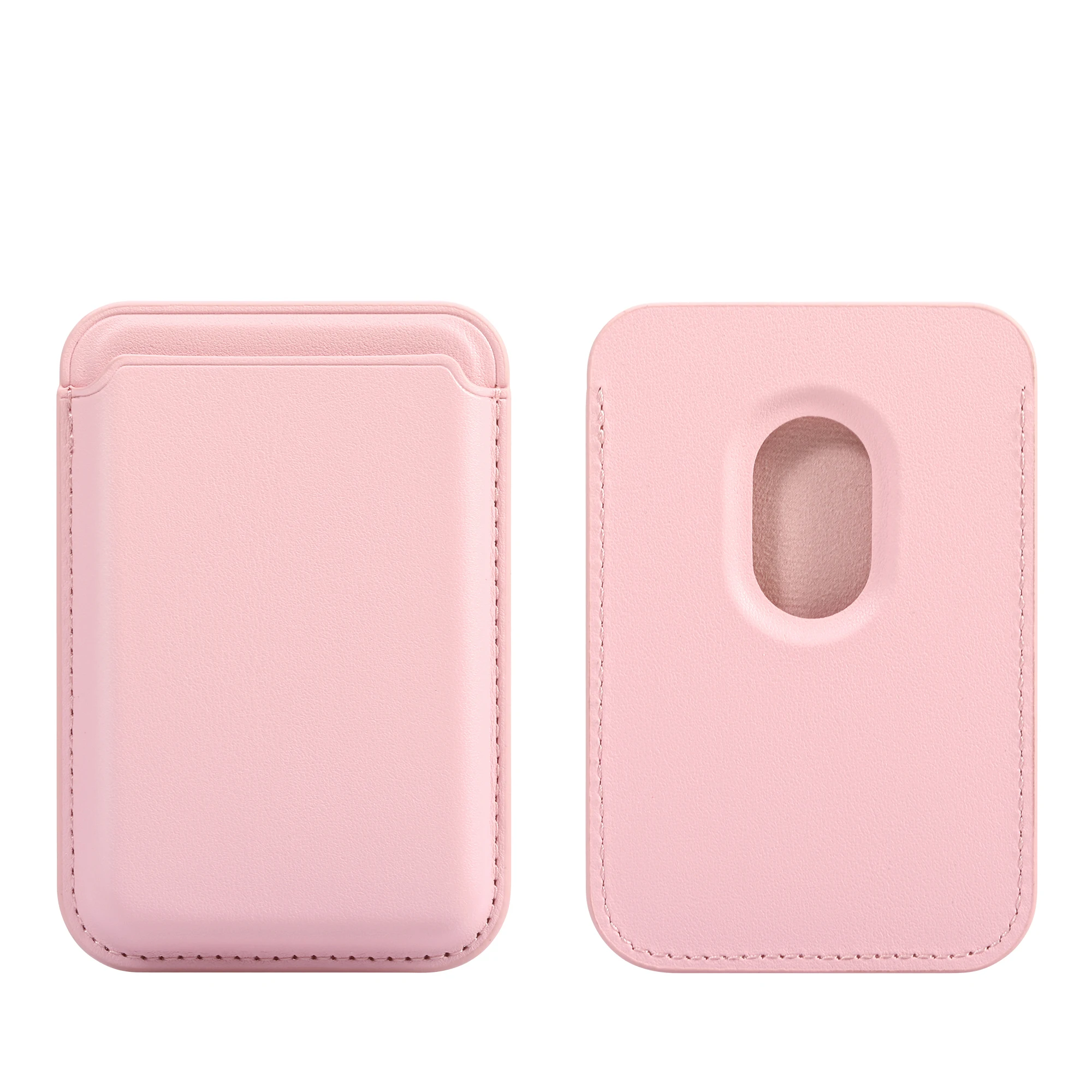 PU Leder Karte Tasche Geeignet Für Magsafe Magnetische Klebeband Magnetische Eisen Ring Telefon Fall Universal Karte Brieftasche – Detail 11