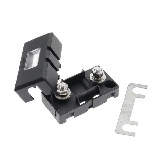 1-way Midi Audio Amplifier Fuse Block ANS-8 Safety Board Base Vehicle Fuse Holder Bolt Type 20A 50A 70A 80A 100A 150A 175A 200A