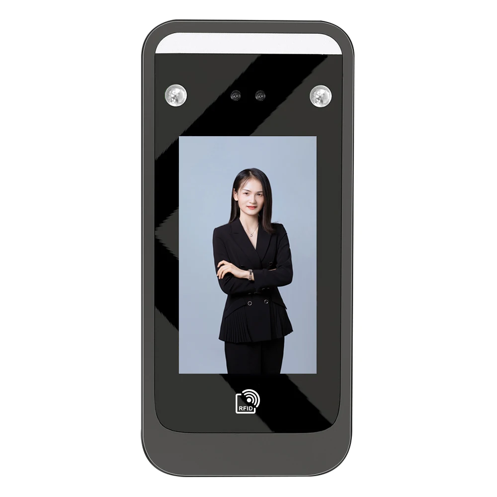 

Door Face Scan Employee Time Attendance Machine System Dynamic Camera Facial Recognition Access Control