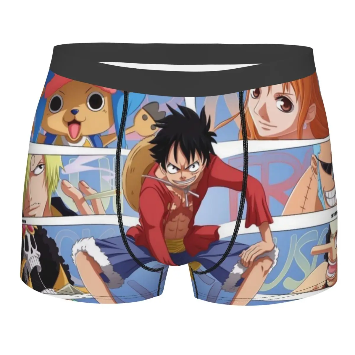 

Мужские боксеры Luffy Zoro Tony Chopper в стиле аниме, нижнее белье, шорты-боксеры